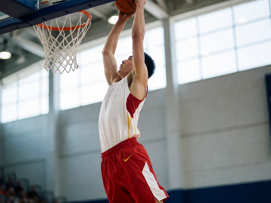 NBA篮球比赛球员精彩扣篮瞬间